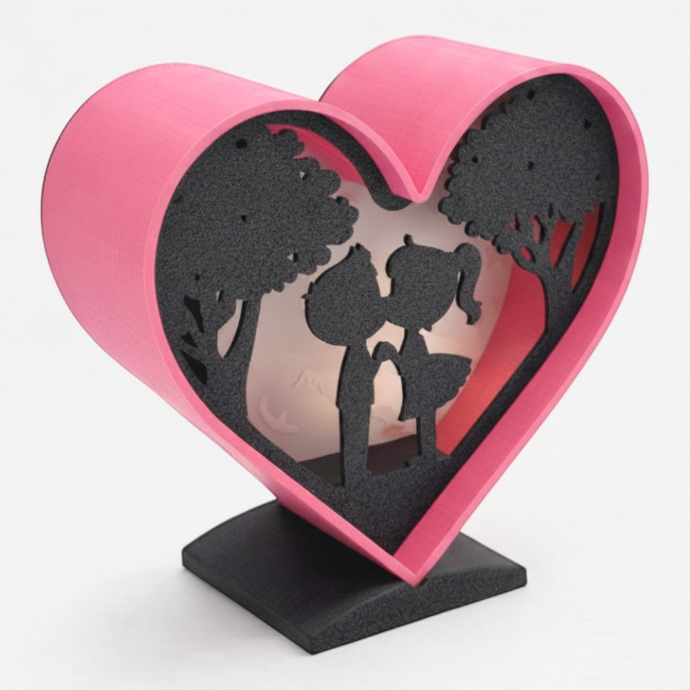 Pink Heart Light Box